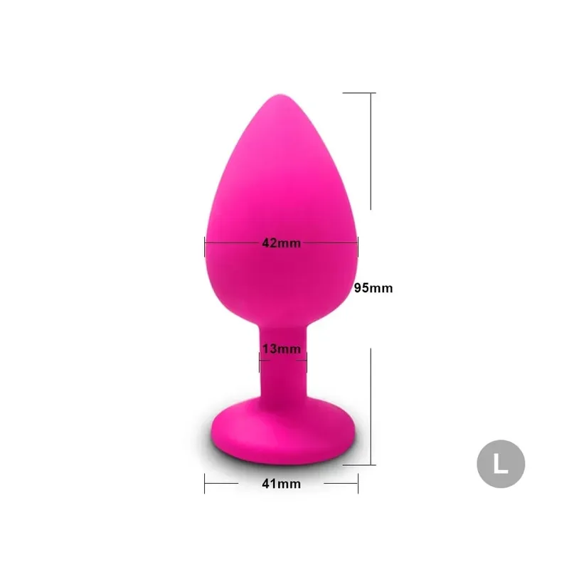 Weiche Silikon Anal Butt Plug Unisex Sex Spielzeug Männer Prostata Massagegerät Erwachsene Homosexuell Arsch Gefüllte Anal Trainer Massagegerät für paare