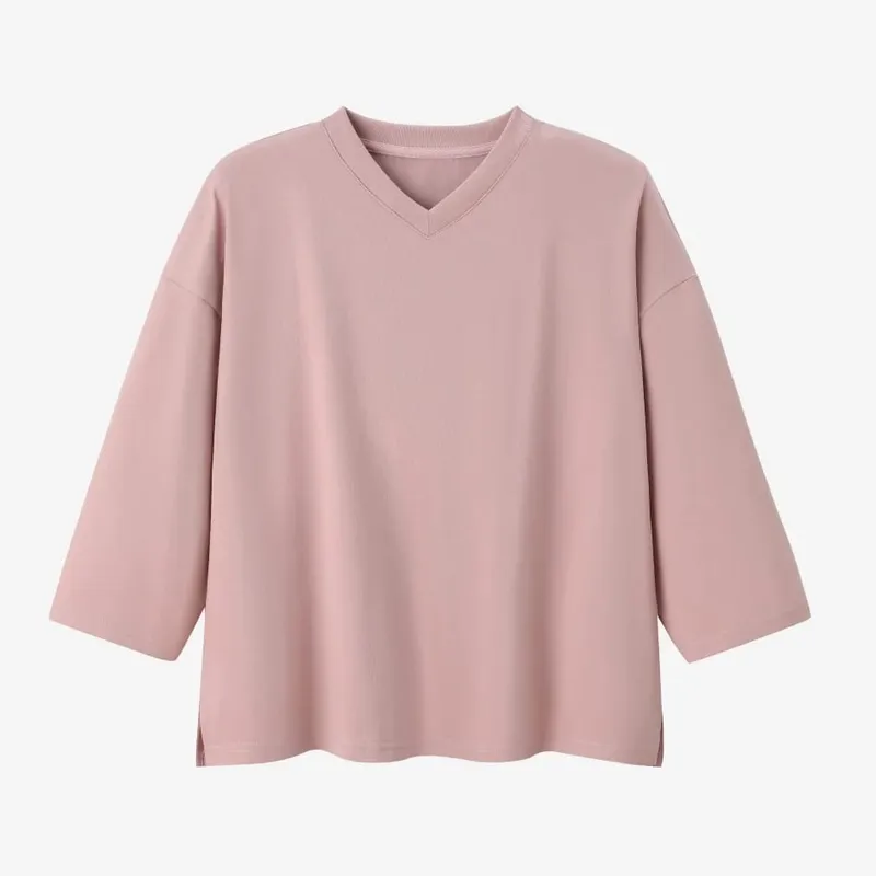 AS SS26 oversize loose T-shirt dress + V neck T-shirt + skirt set casual style woman clothes — image 10