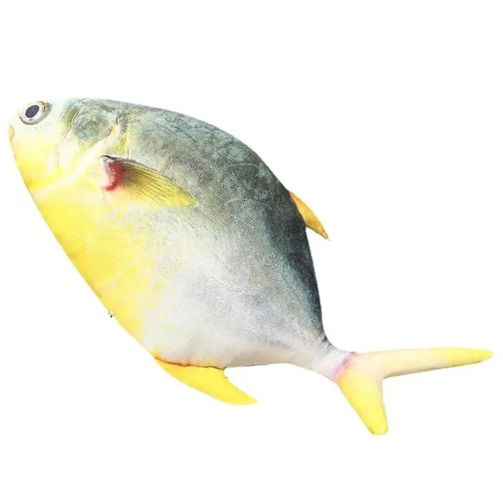 Sofa Cushion PP Cotton Simulation Sea Fish Soft Stuffed Sea Fish Stuffed Bream Salmon Fish Sleeping Pillow Bedroom — image 11