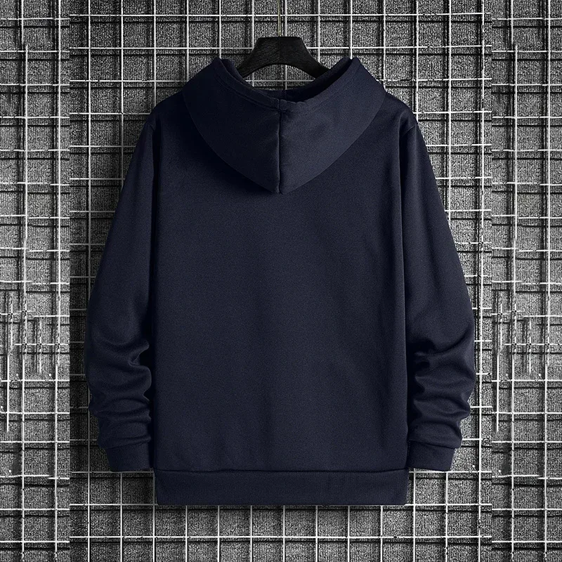 Black Letter Print Hoodies for Man Autumn Winter Hot Sale High Quality Hooded Sweatshirt Home Outdoor Casual Sport Warm Pullover — image 10