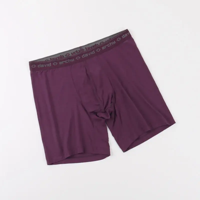 David Archy 3-pack Herrunderkläder Boxershorts Basic MicroModal Soft Andas Herr Dual Pouch Boxers Snabbtorka Sport Fitness