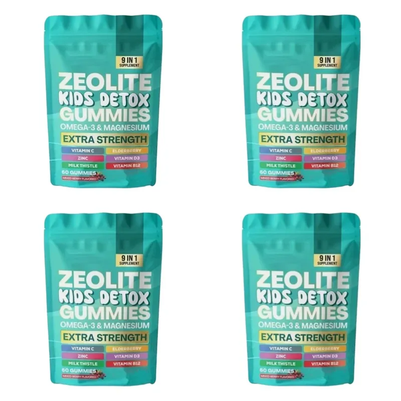 Zeolite Gummies 60 Count Naglalaman ng Multivitamin Omega-3 Magnesium at Elderberry Support Detoxification at Immune System Health — image 10