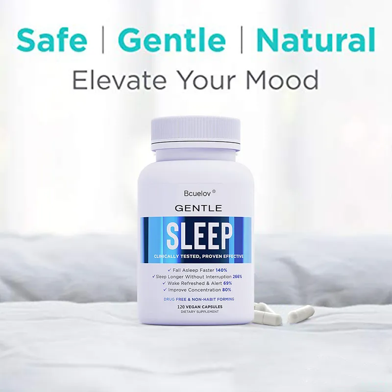Sleep Supplement - with Magnesium Combats Nighttime Sleep Restores Sleep Quality Prolongs Sleep Time and Relieves Stress — image 5