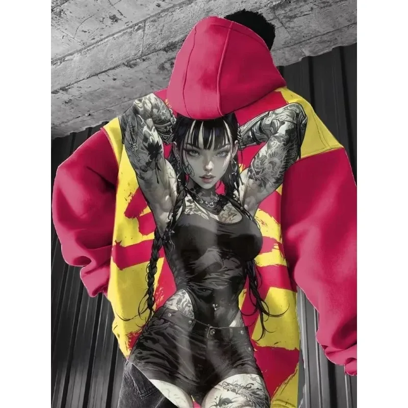 Japanese Anime 3d Print Hoodie Men Women Fashion Sexy Samurai Tracksuit Casual Hoodie Sweatshirt Autumn Winter Clothes Y2k Coat — image 7