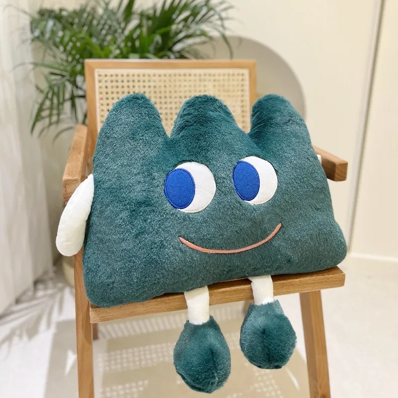 Dekorasi Sofa Bantal Bunga Girly Selebriti Bantal Beruang Kucing Lucu Boneka Hewan Mainan Mewah Kelinci Lingkaran Bunga Pelangi Natal — image 13