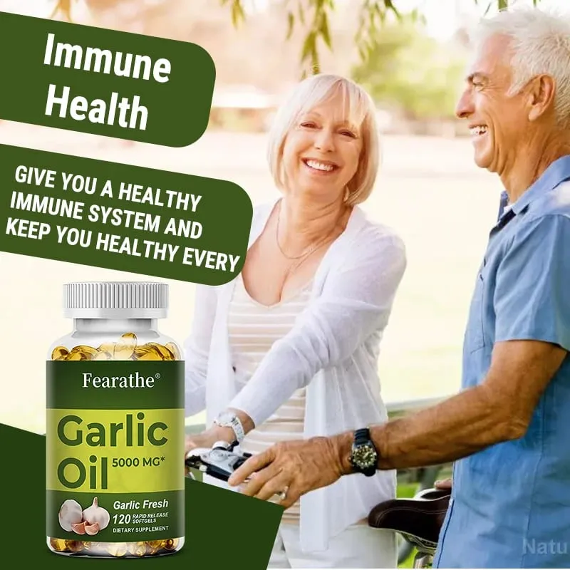 Organic Garlic Extract Capsule for Cardiovascular Health Detox Support Immune Nutrition Supplement — image 4