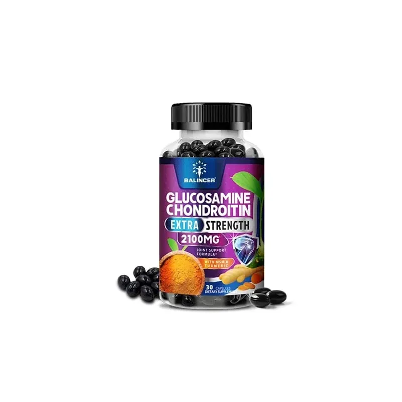 Glucosamine Chondroitin Turmeric & MSM - Joint Health Supplement Antioxidant Helps Relieve Back Knees and Hand Pain — image 8