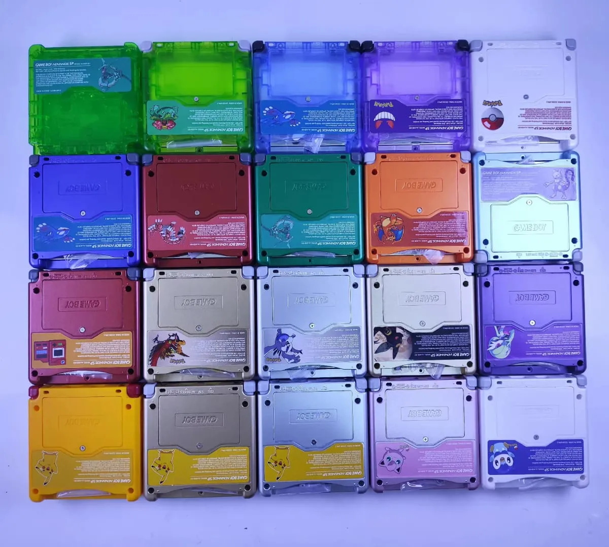 Pokémon Series GBA SP Shell - Charizard Rayquaza Gengar Replacement Console Limited Edition Case — image 2