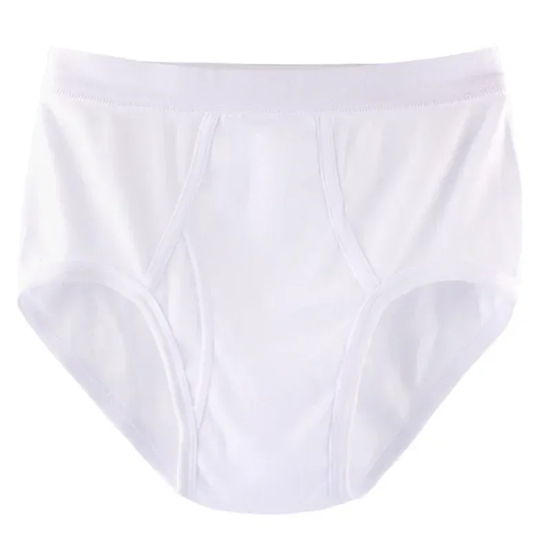 Solid Color Fat Plus Size Men's Underwear Mens Underpants 100% Cotton Comfortable Breathable Loose Large Size Men Briefs Panties — image 26
