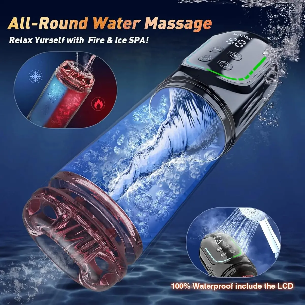 Automatic Male Masturbator Telescopic Rotation Vagina Masturbation Equipment Sex Toys for Men Goods for Adults Piston Mastubator — image 4
