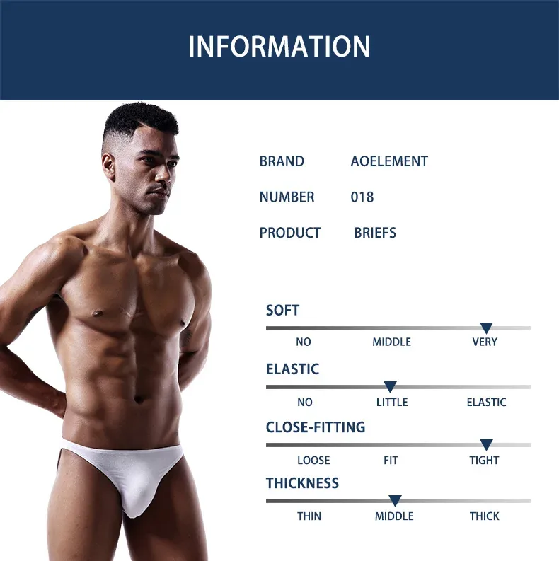 Roupa interior masculina calças triangulares pequenas u convexo modal fino estiramento sexy cintura baixa apertado cuecas laterais estreitas — image 16