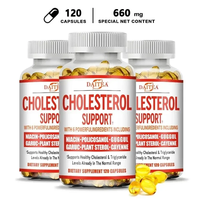 Daitea-Nahrungsergänzungsmittel zur Cholesterinunterstützung – senkt LDL und Triglyceride. Das Immunsystem lindert Ängste. Natürliche Nebennierengesundheit