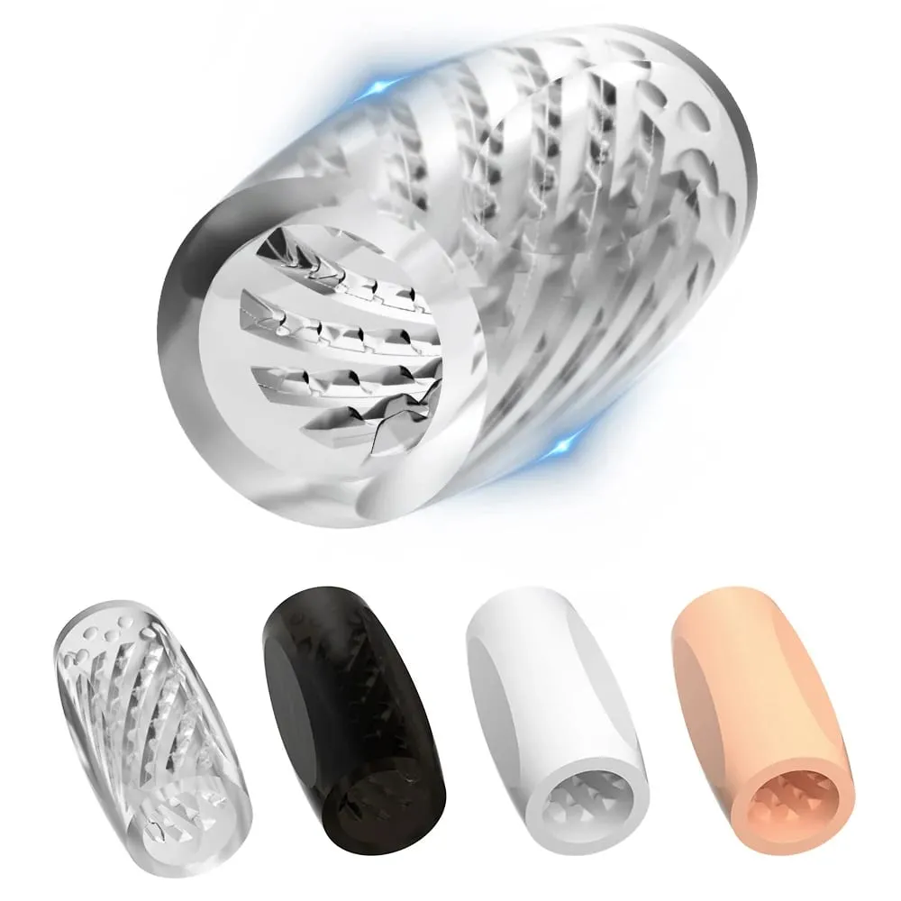 Transparent Masturbation for Men Pleasent Aircraft Cup Device Soft Pocket Vaginal Sleeve Training Adult Blowjob Sex Toy for Male — image 1