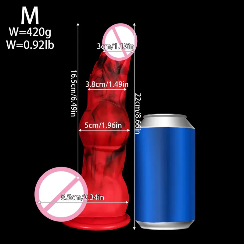 Various Styles Of Dog Penis Silicone Big Dildo With Suction Cup Vaginal Stimulation Masturbator Cock Adult Toys Women Sex Toys