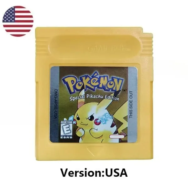 Many style Pokemon Red Blue Crystal Golden Green Silver Yellow GBC Game Card 16 Bit Video Game Cartridge Console Card GB/SP — image 8