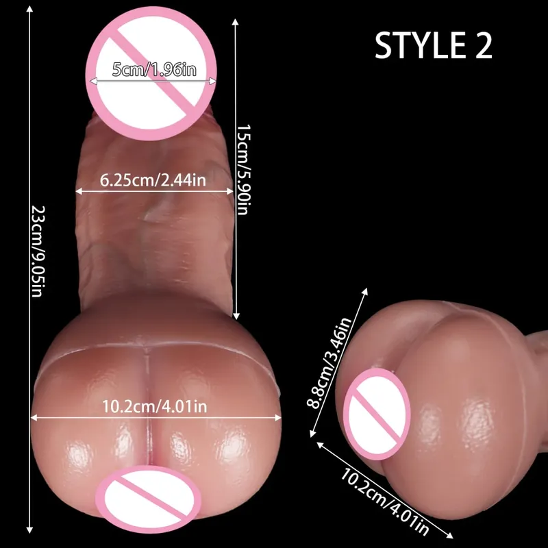 New Realistic Dildo Penis Pussy Extender Penis Sleeve Anal Vagina Stimulator for Men Male Masturbation Sex Toys for Couple Gay