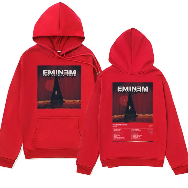 Eminem singer men's and women's hooded sweatshirts 90s retro Harajuku clothing casual hoodies fashionable hooded sweatshirts — image 9