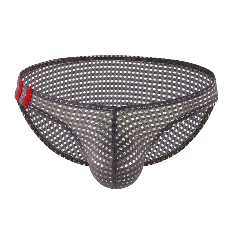Slip da uomo Estate Traspirante Fori Intimo U Convesso Sottile Vita bassa Slip intimo da uomo Slip Mutande Calzoncillos