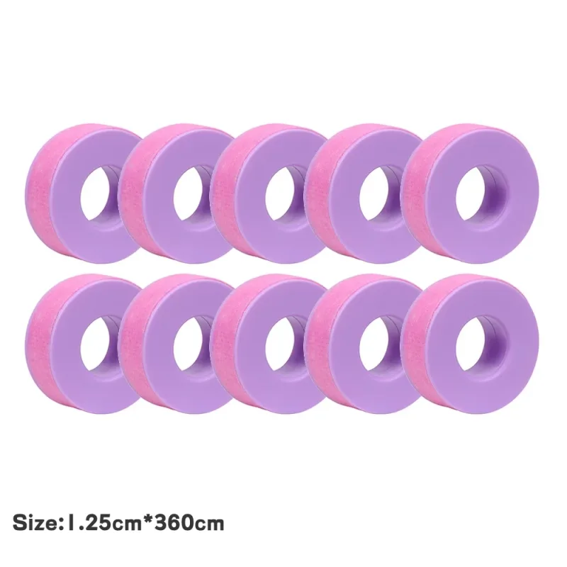 5/10Rolls Silicone Gel Tape for Lash Extensions Non-Woven Breathable Sensitive‑Skin Under‑Eye Patch Lash Tape Makeup Tool Supply