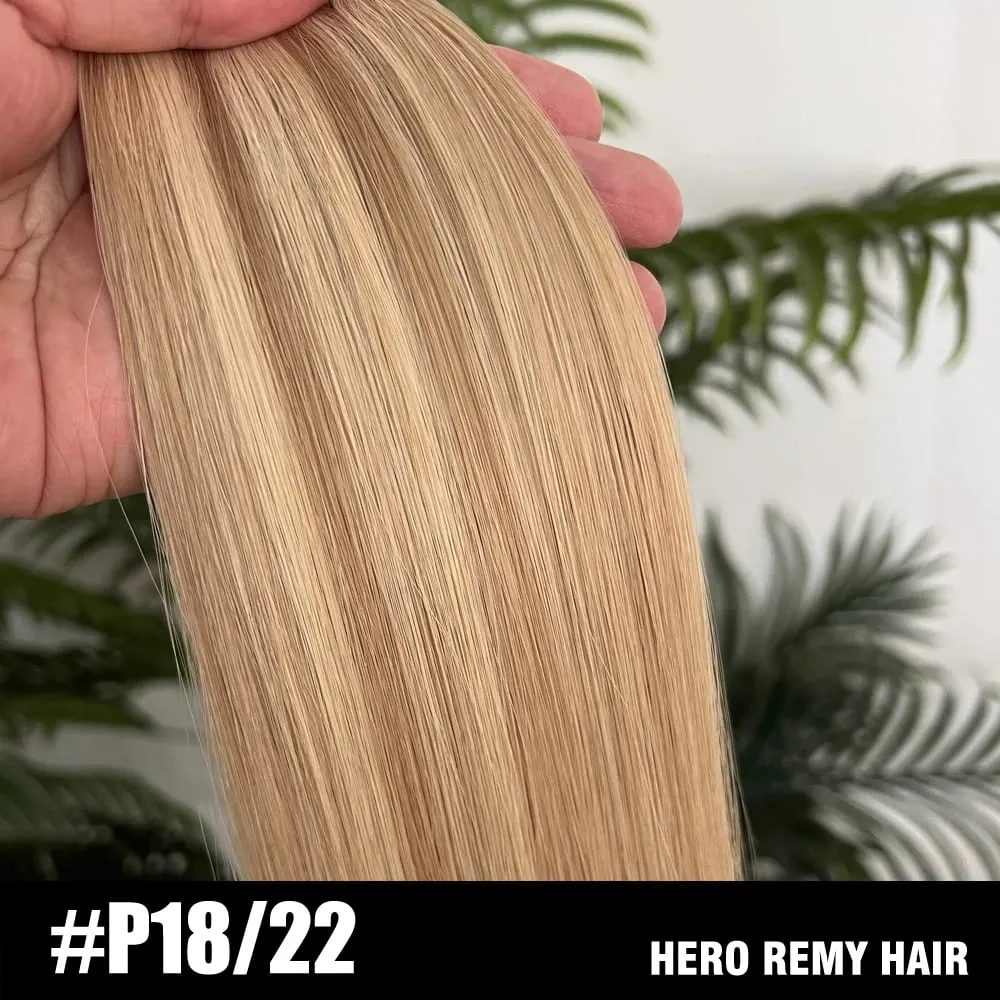 Natural PU Skin Weft Invisible Injection Tape In Human Hair Extensions Double Side Blonde Tape Ins Hair Extensions 2.5g/pieces
