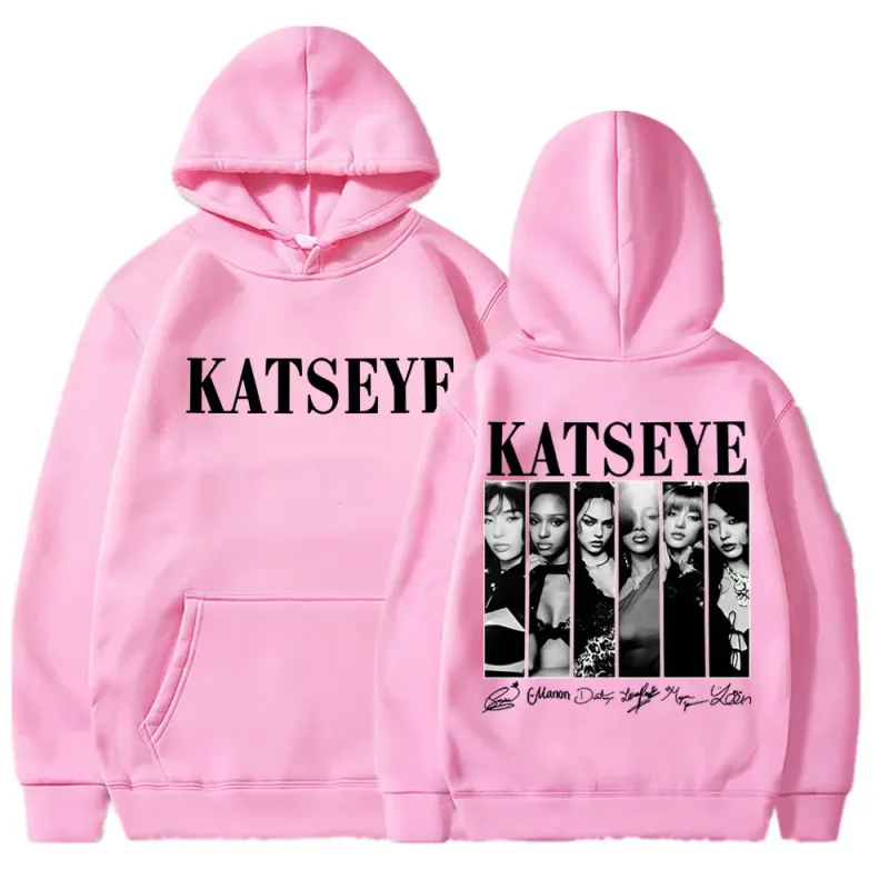 Limted Kpop Katseye Print Hoodies Vintage Trendy Men Women Y2k Hoody Sweatshirt Fleece Oversized Tracksuit Streetwear Fans Gifts — image 19