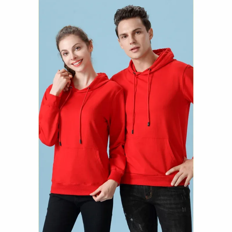 Sweat à capuche de haute qualité imprimé à la mode, logo personnalisé, marque de groupe personnel, broderie pour hommes et femmes, épais 100% coton, pulls en polaire — image 4