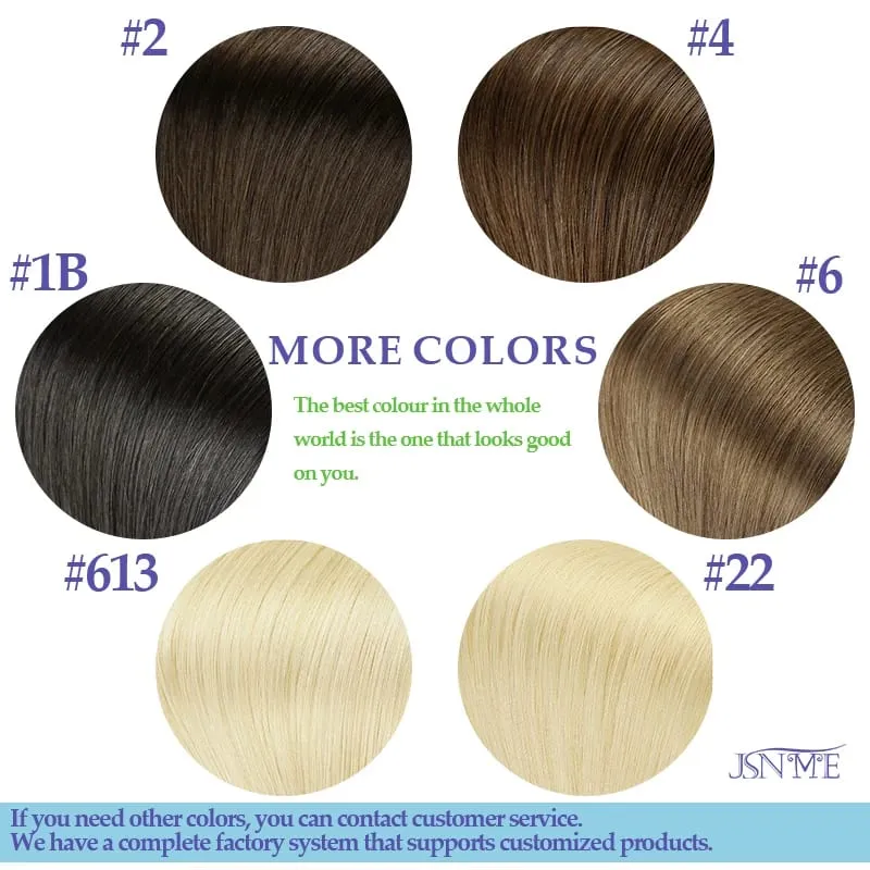 Mini Tape In Hair Extensions Seamless Invisible SKin Weft 100% Remy Human Hair Black Brown Blonde For Salon For Women — image 5