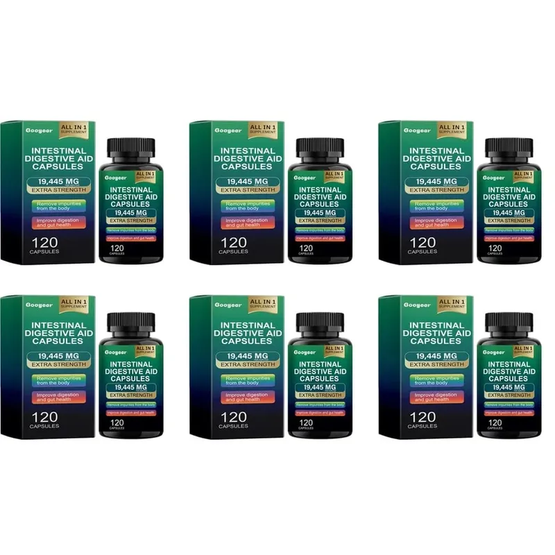 Googeer Intestinal Digestive Aid Capsules Fish Oil Extract Supports Digestion and Gut Health Supports Immunity 120 Capsules — image 12