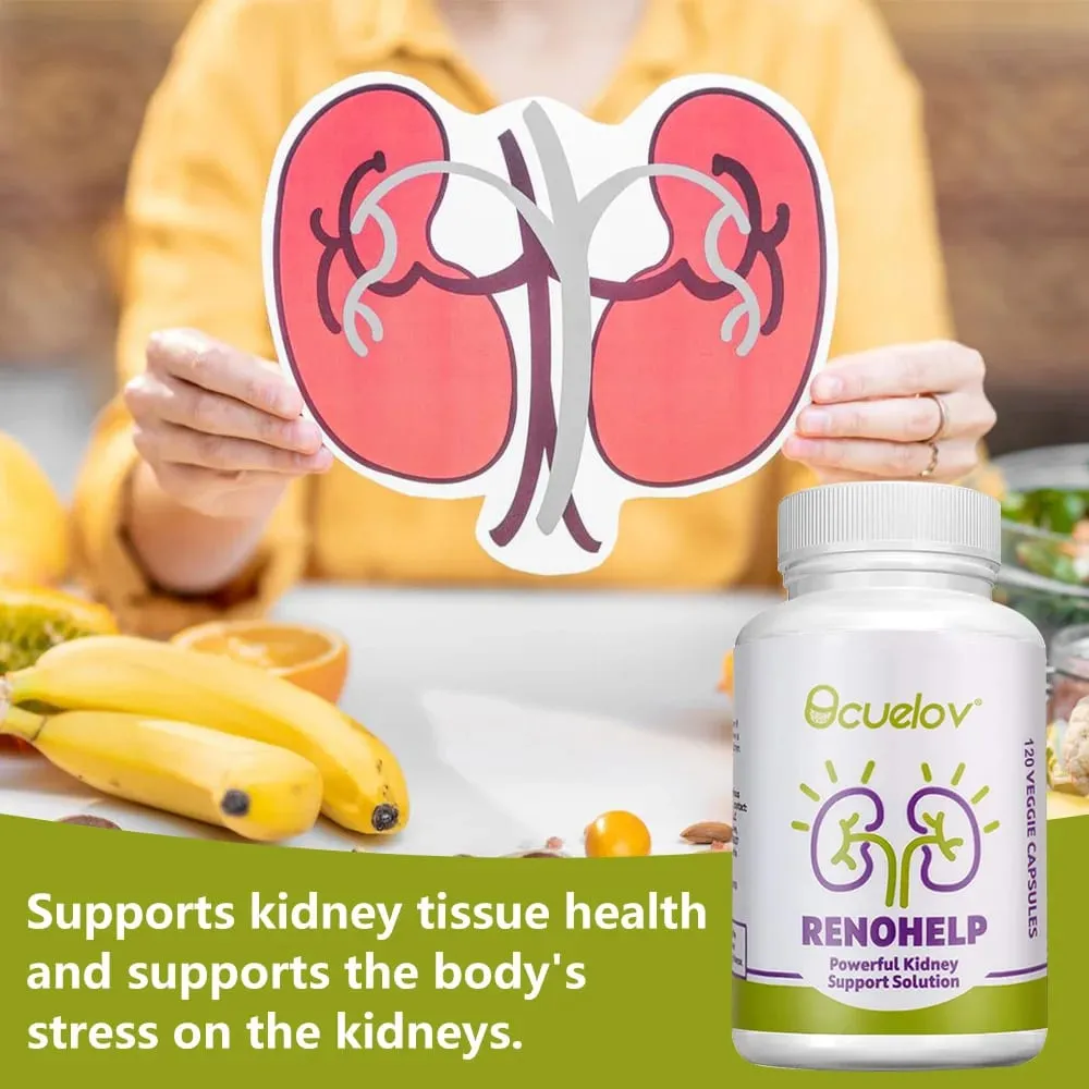 Supplément naturel de soutien des reins – Soutient la santé des reins et nettoie, répare les dommages et la fonction normale 120 capsules — image 5