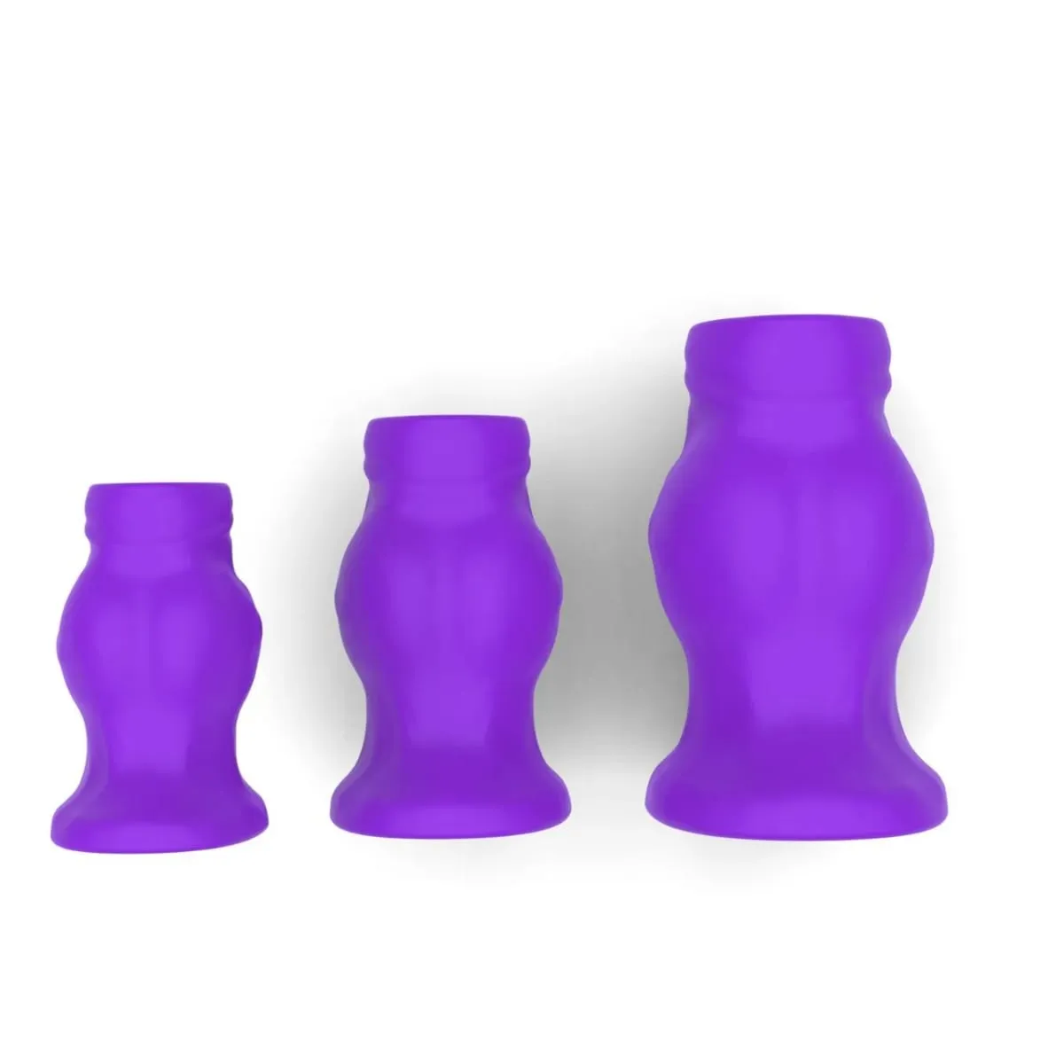 Yumuşak Silikon Içi Boş Anal Plug Tünel Butt Plug Günlük Giyim Flared Taban Lavman Dilatör Erkekler Kadınlar için Anal Eğitmen Seks Oyuncak S/M/L