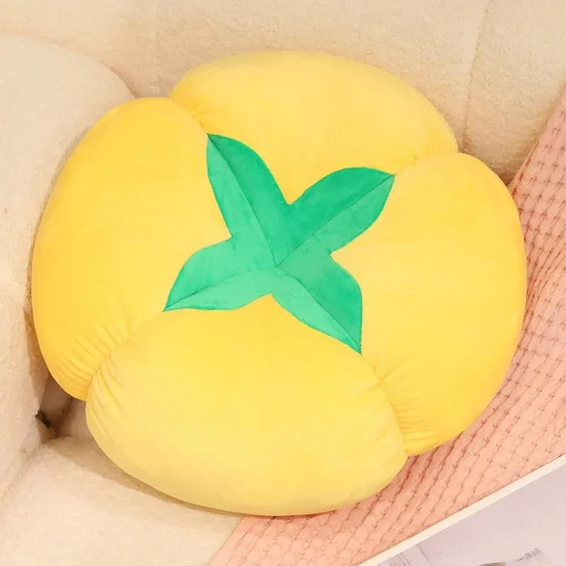 Kawaii Mô Phỏng Veggie Trái Cây Sang Trọng Đệm Hồng Nấm Nấm Cà Chua Mềm Mại Trang Trí Gối Cho Phòng Ngủ Sofa Quà Tặng — image 9