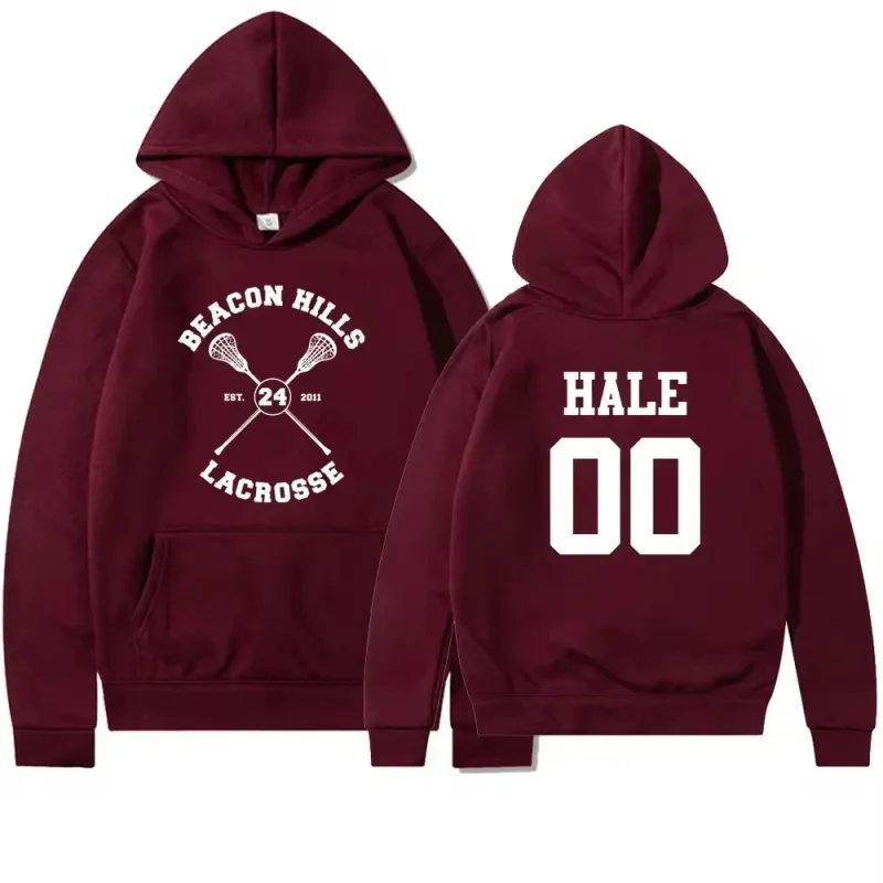 Lighthouse Mountain Stilinski 24 Lahey McCall Hoodie Hip-hop Trend Hooded Sweatshirt Atasan Gaya Jalan