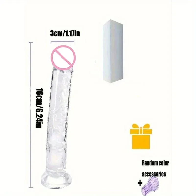 Cheap Women Big Transparent Dildo Suction Cup Erotic Anal Jelly Dick Soft Clitori Vaginal Masturbators Penis Adult Sex Toy 18+ — image 15