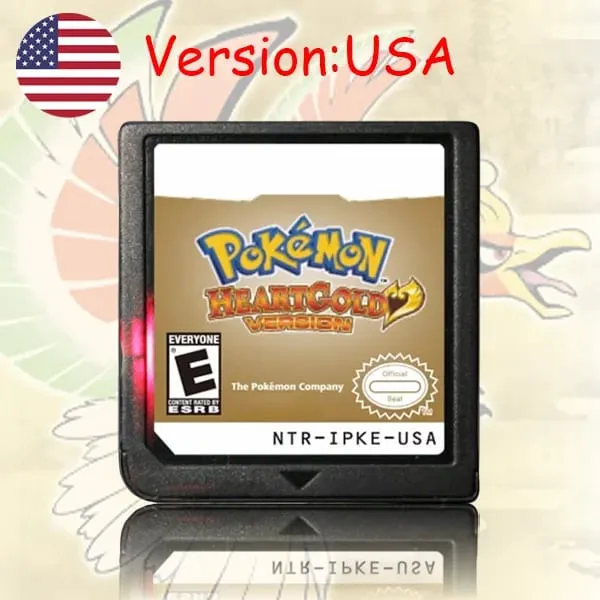 Cartouche de jeu NDS série Pokemon platine perle diamant HeartGold SoulSilver USA/EUR/FRA/ITA/NOE/AUS/ESP Version pour NDS