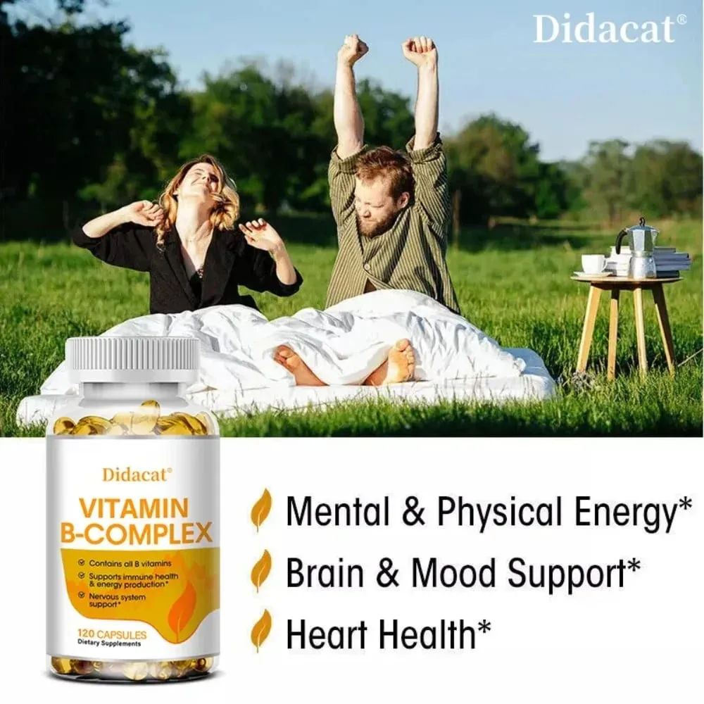 Vitamin B Complex - Contains All B Vitamins Supports Immune Health & Energy Production Nervous System Support — image 5