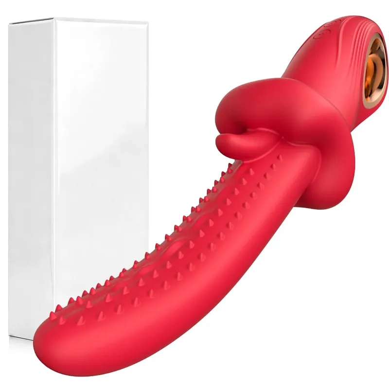 9 Modes Swinging Tongue Vibrator 3 in 1 G Spot Vagina Massager Clit Stimulator Masturbator Female Adults Sex Toys for Couples