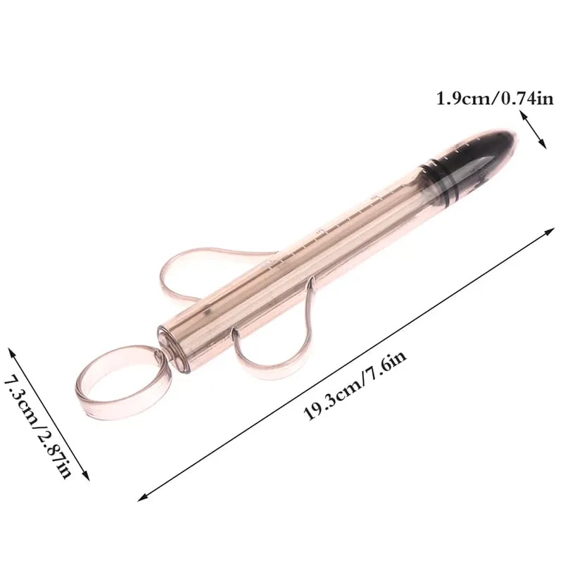 1 Buah 20Ml Mainan Seks Bersih Pelumasan untuk Pasangan Pelumas Anus Musuhnya Vagina Alat Suntik Injeksi Minyak Pelumas Mainan Seks