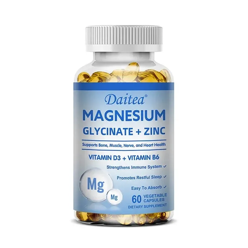 Συμπλήρωμα διατροφής Daitea Magnesium Glycinate & Zinc - Bone Nerve Immune Support - Κατάλληλο για άνδρες και γυναίκες — image 10