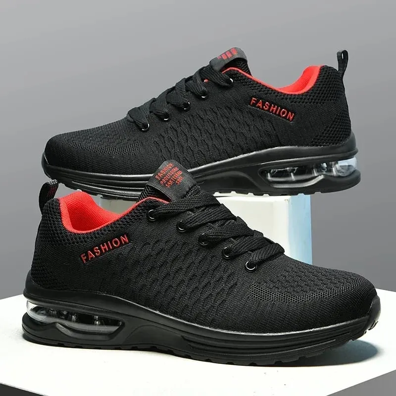 Mens Running Shoes Outdoor Sports Casual Mesh Tennis Shoes Lace-up Lightweight Gym Jogging Shoes for Men 2025 New Male Sneakers — image 6