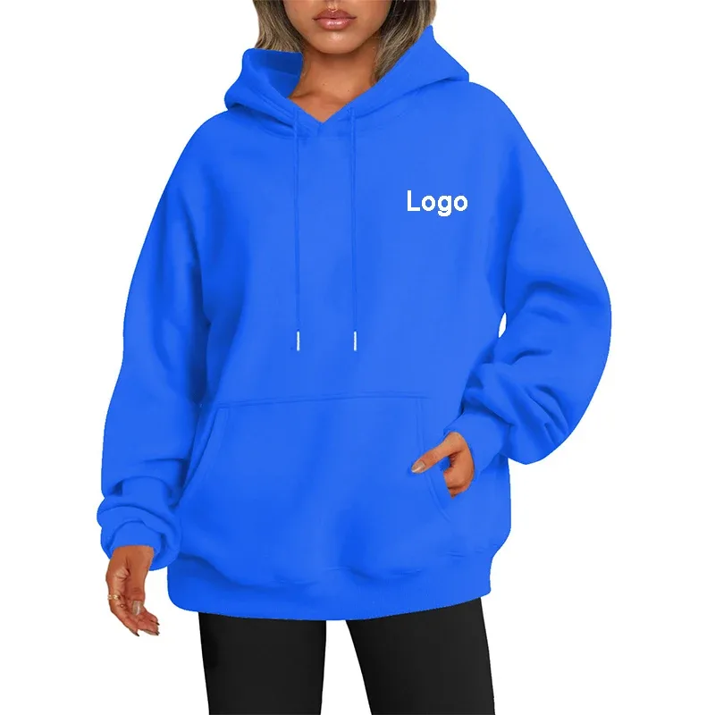 Customized Oversize Hoodies Women Fashion Printed Loose Long Sleeve Shoulder Drop Cuff Sweathsirts Streetwear Pullovers Sudadera — image 11