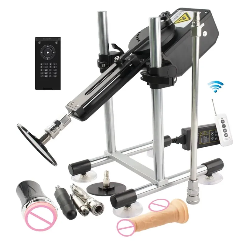 NEW Automatic Sex Machine for Couples with Dildo Attachments Vibrator Adult Toy for Men Women Female Masturbation Vagina 70W