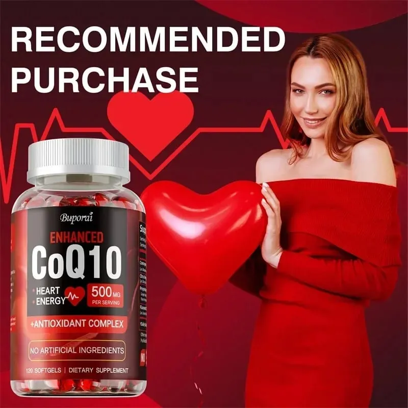 CoQ10 Supplement - Antioxidant Promotes Blood Circulation Heart Health and Energy Production and Enhances Immunity — image 6