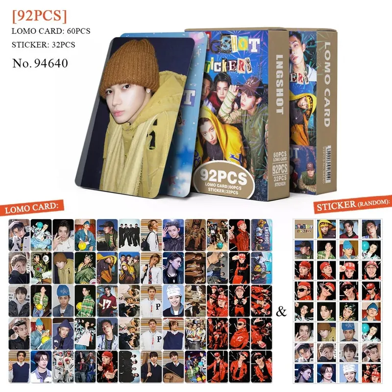 124PCSLNGSHOT MINI Album 4SHOBOIZ Vol.2 4SHOVILLE Card Photocards Kpop Merch Lomo Cards Set Fans Collection Cards Gift — image 9