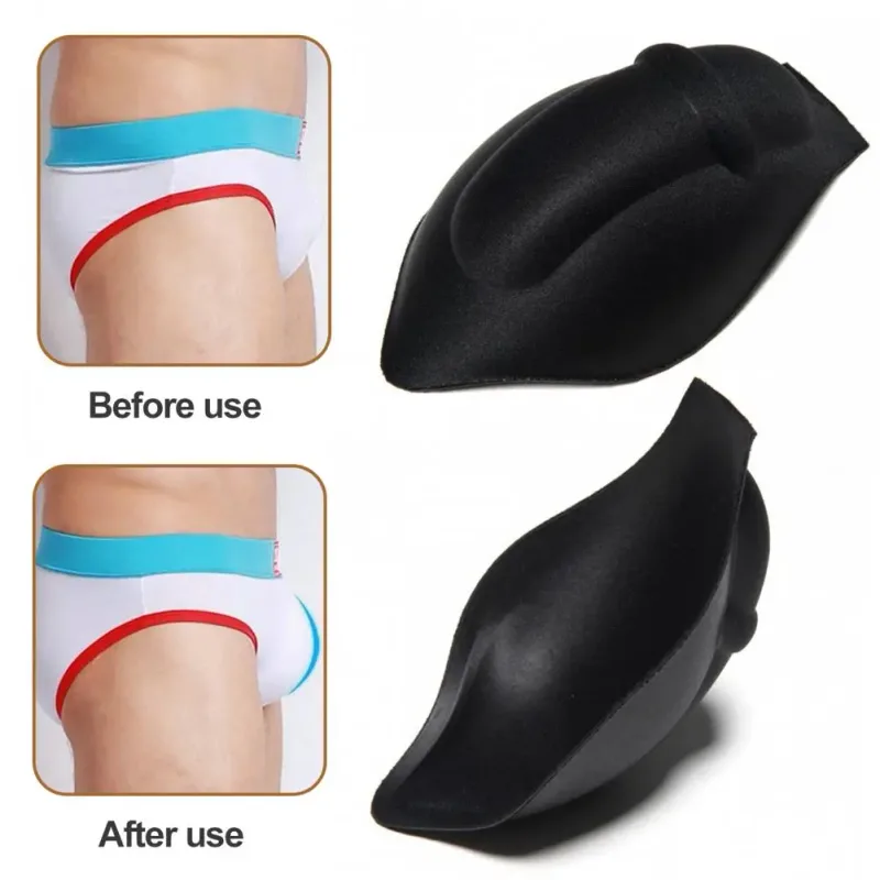 Underwear Padding Men Padded Underwear Accessory Enhance Bulge With Men's Underwear Push Up Cup Pad For Swim Trunks For Daily — image 2