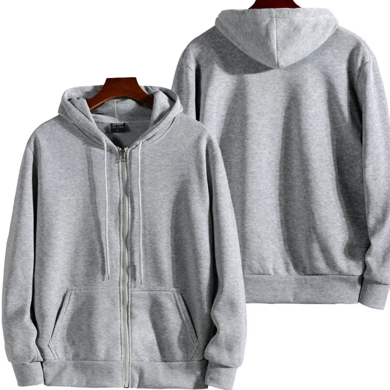 Fashion Zipper Hoodies Women/Men Fashion Long Sleeve Hooded Sweatshirt Casual Autumn Winter Sportwear Solid Clothesmens winter j — image 7