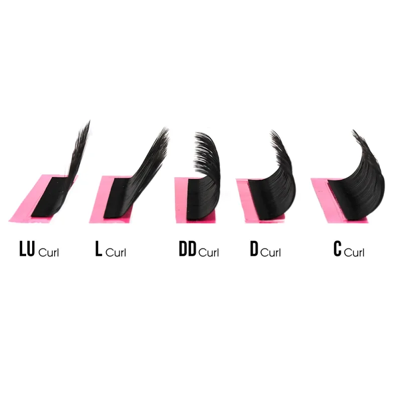 Extensões de cílios postiços em formato de Fadvan YY marrom/preto C/D/L/LU/L+ Curl Fox Eye — image 6