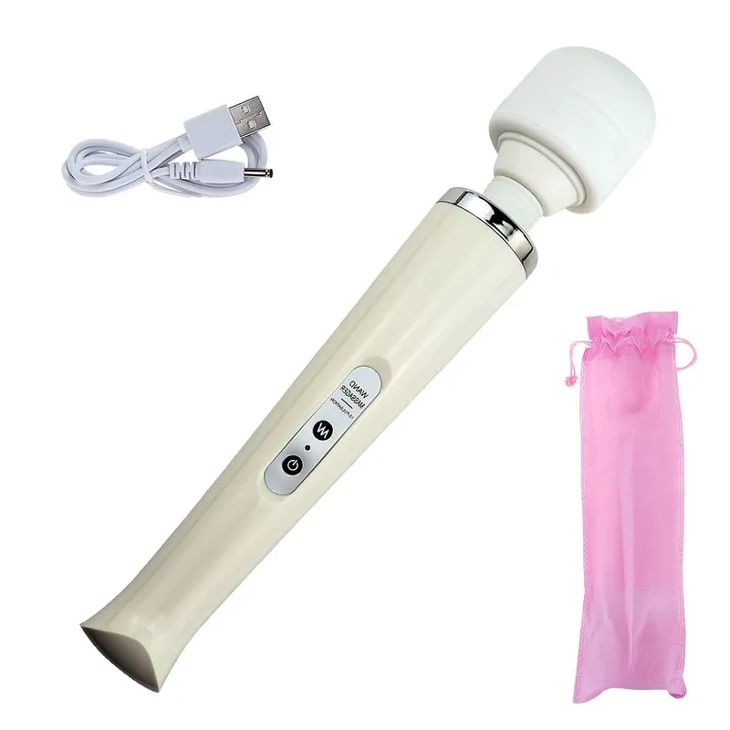Erotic Toy 10 Speeds Big Size AV Rod Stick Vibrator Powerful Body Massager Sexy Sex Toys for Women Clit Stimulator Magic Wand — image 7