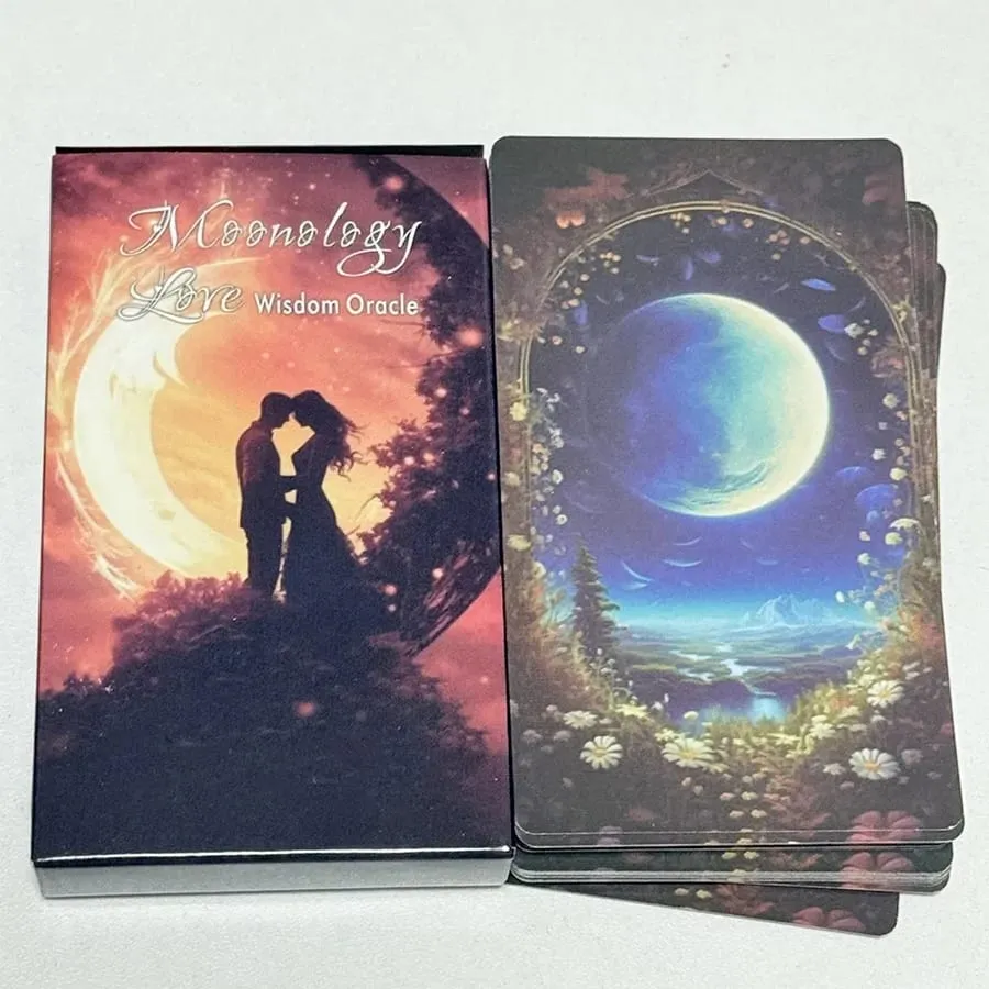 Moonology Love Wisdom Oracle Cards Guide Your Life 38pcs English Fortune-telling Tarot Deck — image 2