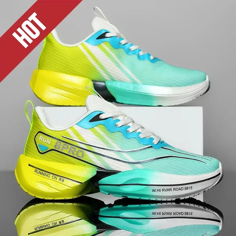 Men Women Carbon Plate Marathon Running Shoes Breathable Lightweight Racing Training Sports Athletic Casual Sneakers Walking — image 8