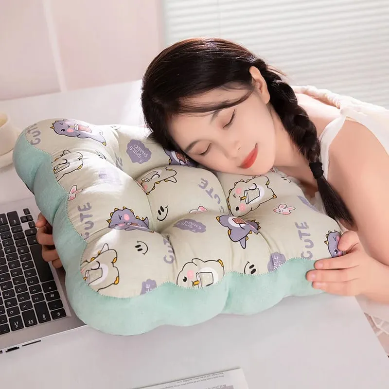 40cm Animal Paradise Kereta Dinosaur Cute Bear Panda Kusyen Kartun Sumbat Plushies Bantal Bantal Kerusi Kereta Alas Tempat Duduk Hadiah Rumah